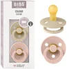 BIBS - Pack 2 chupetes Colour 6-18 meses - Vanilla/Blush