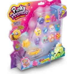 BIZAK - Blíster promesa rosa, pack de 12 gemas para coleccionar, incluye joyas, pulsera y anillo, y una preciosa gema oculta rara para continuar tu colección (Varios modelos) ㅤ