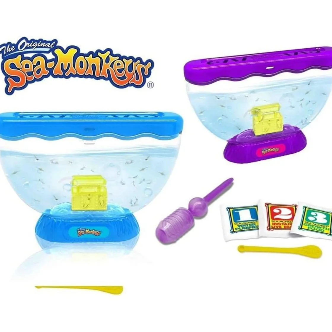 BIZAK - Cofre del tesoro Sea Monkeys con luz Ocean Zoo ㅤ* Steam