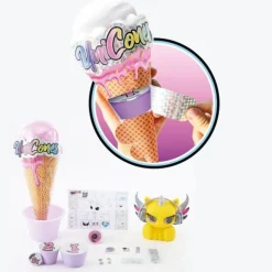 BIZAK - Helado sorpresa de unicornios con slime y tatuajes (Varios modelos) ㅤ* Coleccionables Y Mini Mundos