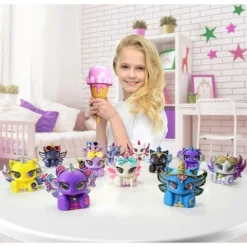 BIZAK - Helado sorpresa de unicornios con slime y tatuajes (Varios modelos) ㅤ* Coleccionables Y Mini Mundos