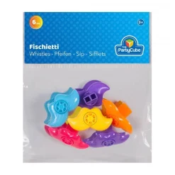 TOYS "R" US Blister con 6 silbatos (varios colores)