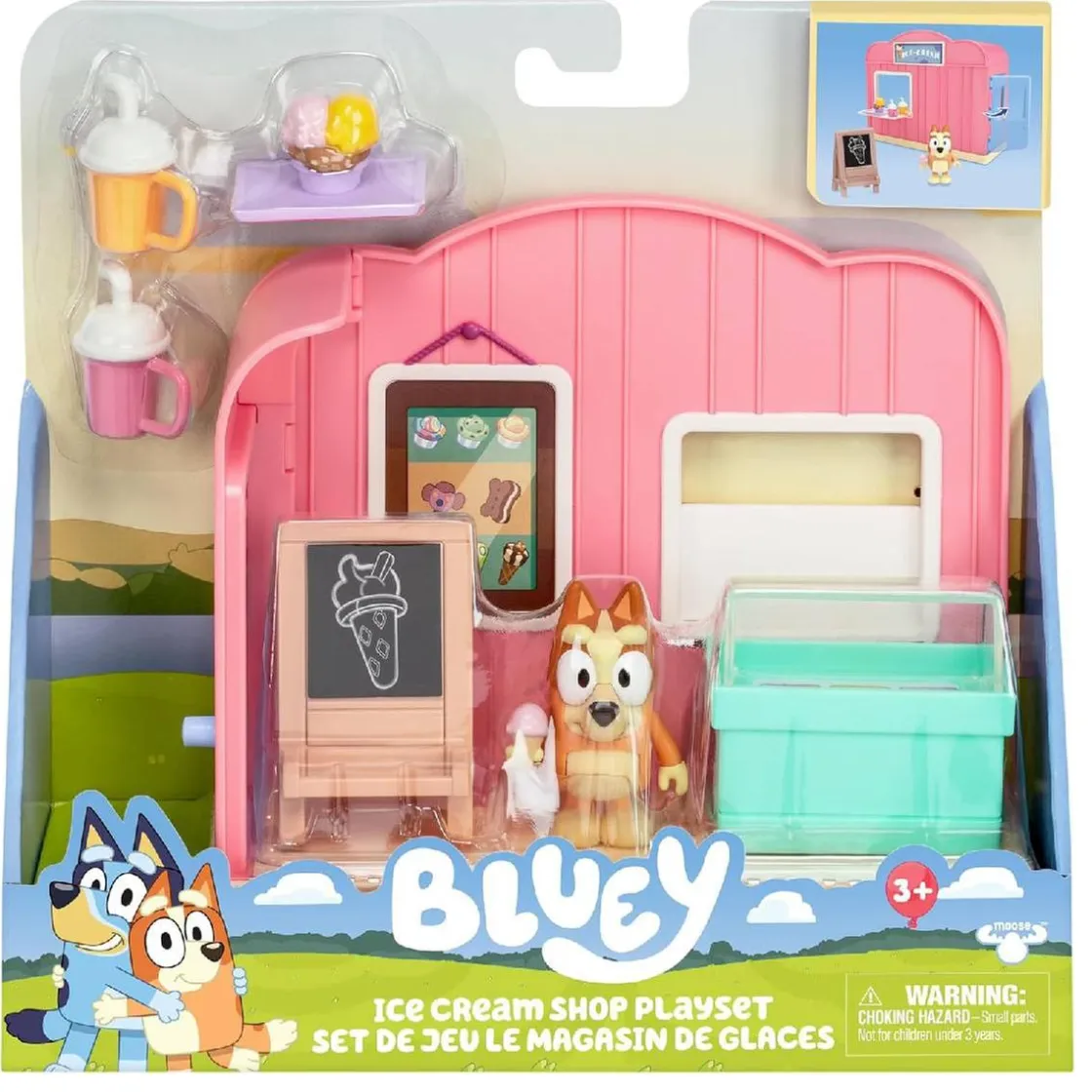 FAMOSA Bluey - Mini playset con figura (varios modelos)* Coleccionables Y Mini Mundos