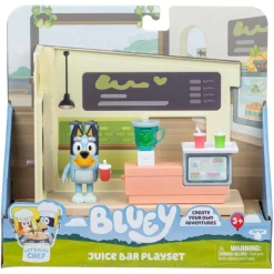 BLUEY - Mini Playset tienda de Zumos