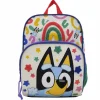 C Y P BRANDS Bluey - Mochila 30cm con bolsillo frontal - Colección Rainbow* Material Escolar