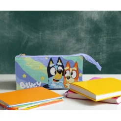 CLASSICS REVOLUTION, S.L. Bluey - Portatodo triple Light Waves* Material Escolar