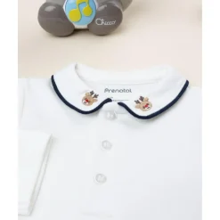 Prenatal Body bebé blanco con cuello navideño* Ropa Y Accesorios·Bodies|Recién Nacido·Ropa Y Accesorios