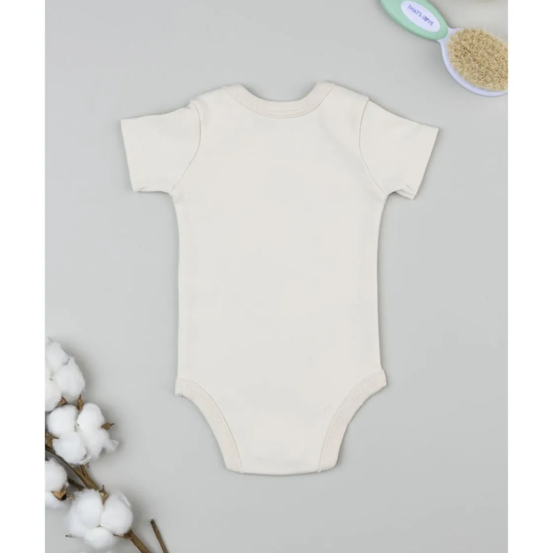 Prenatal Body de bebé en algodón beige con osito* Ropa Y Accesorios·Bodies|Recién Nacido·Ropa Y Accesorios