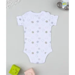 Prenatal Body de manga corta para bebé con estampado de ositos