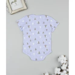 Prenatal Body gris con estampado de ositos para bebé