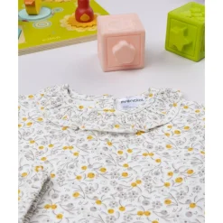 Prenatal Body manga larga de niña con estampado floral