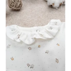 Prenatal Body niña blanco con estampado allover y cuello