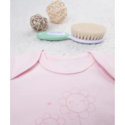 Prenatal Body niña rosa de manga corta