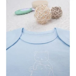 Prenatal Body niño azul claro de manga corta* Recién Nacido·Ropa Y Accesorios|Ropa Y Accesorios·Bodies