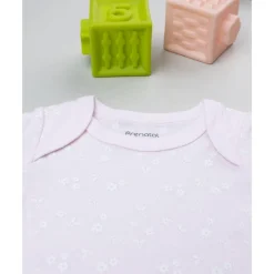 Prenatal Body rosa de manga corta para bebé con estampado de flores* Ropa Y Accesorios·Bodies|Recién Nacido·Ropa Y Accesorios