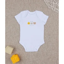 Prenatal Body unisex blanco bordado baby smile