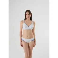 Prenatal Braguita Premamá con Encaje y Estampado Floral