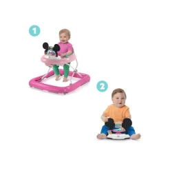 BRIGHT STARTS - Andador 2 en 1 Minnie Mouse