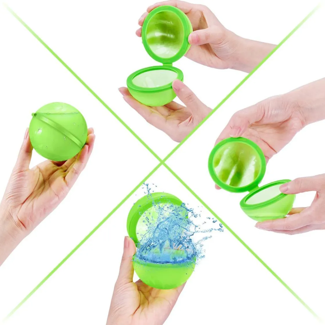 AOGS Bunch O Balloons - Pack 3 Globos de agua Reutilizables (Varios Modelos)