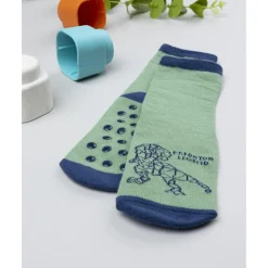 Prenatal Calcetines antideslizantes niño verde T-Rex* Calzado Y Accesorios·Accesorios Y Complementos