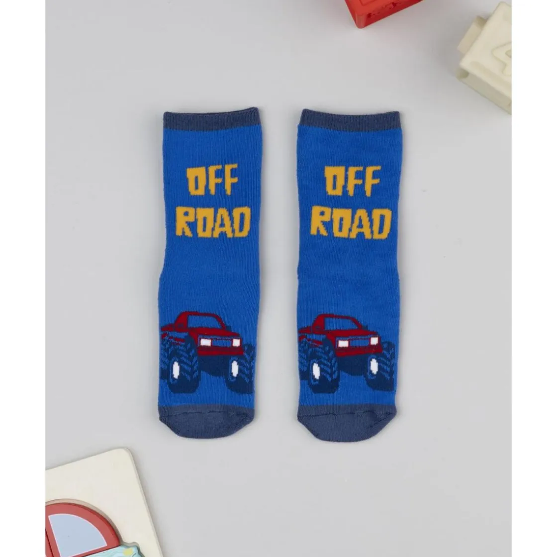 Prenatal Calcetines antideslizantes niño Race azules