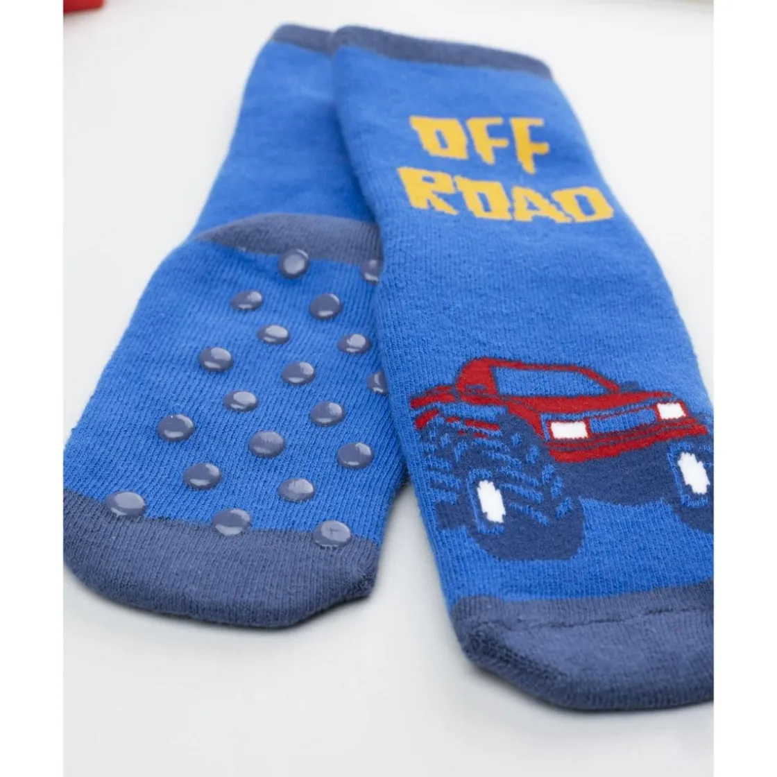 Prenatal Calcetines antideslizantes niño Race azules