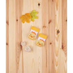 Prenatal Calcetines unisex con sonajero pollito