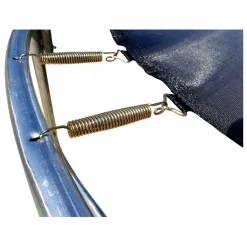 SOULET Cama elástica exterior de 366 cm con red, escalera y refuerzo de protección