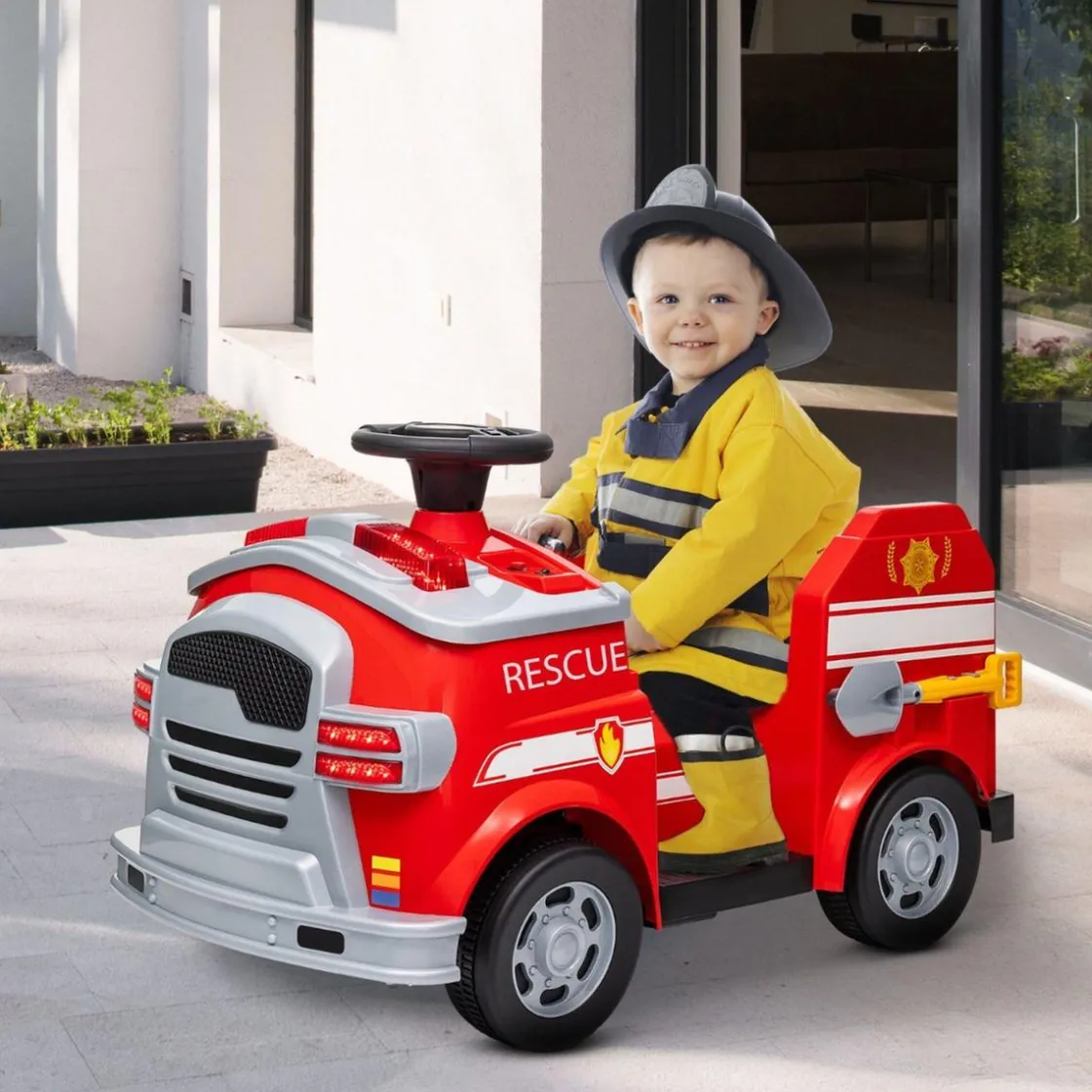 AIYAPLAY Camión de bomberos eléctrico