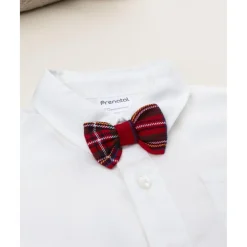 Prenatal Camisa bebé blanca con pajarita* Niño·Bebé Niño 3-36 Meses|Bebé Niño 3-36 Meses·Camisas Y Camisetas