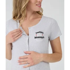 Prenatal Camisa de noche para parto daddy's love mommy's world* Premamá·Íntimo Y Noche|Íntimo Y Noche·Camisetas Interiores Y Body