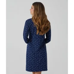 Prenatal Camisa de noche premamá azul con flores all-over* Premamá·Íntimo Y Noche|Íntimo Y Noche·Pijamas Y Camisones