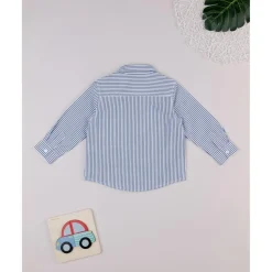 Prenatal Camisa infantil de rayas blancas/azules* Bebé Niño 3-36 Meses·Camisas Y Camisetas|Niño·Bebé Niño 3-36 Meses