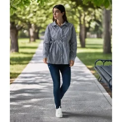 Prenatal Camisa premamá de popelina a rayas azules y blancas* Moda·Camisas Y Blusas|Premamá·Moda