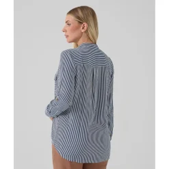 Prenatal Camisa premamá rayas blancas y azules con bolsillos* Premamá·Moda|Moda·Camisas Y Blusas