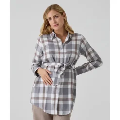 Prenatal Camisa premamá y de lactancia con estampado tartán* Premamá·Moda|Moda·Camisas Y Blusas