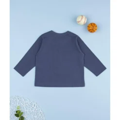 Prenatal Camiseta azul con estampado "Run Fast"