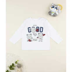 Prenatal Camiseta blanca con estampado "Feel Good"