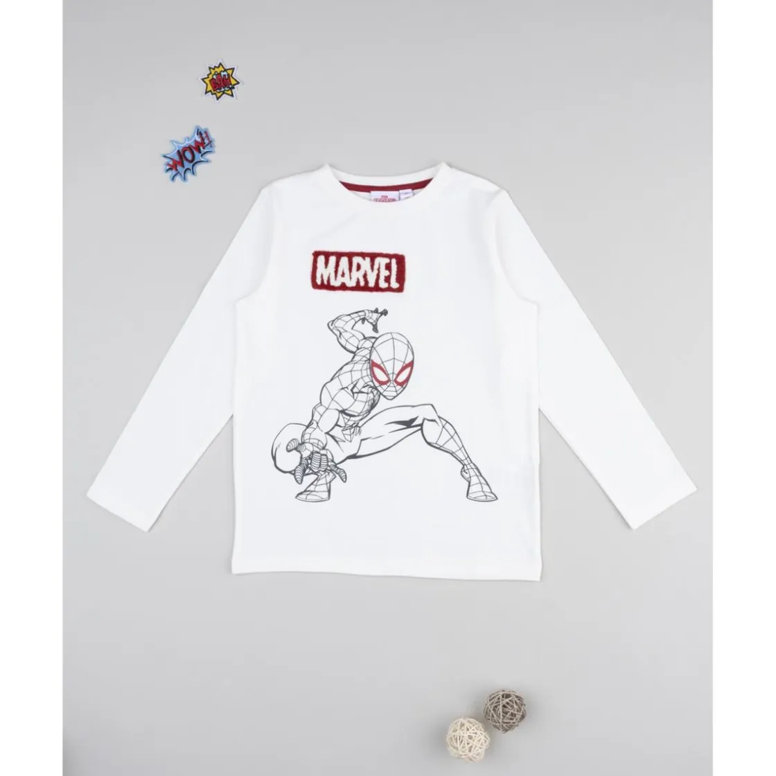 Prenatal Camiseta blanca de manga larga Spiderman para niño* Niño 2-10 Años·Camisas Y Camisetas|Niño·Niño 2-10 Años