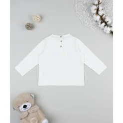 Prenatal Camiseta blanca de niño con tres osos