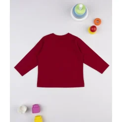 Prenatal Camiseta burdeos con estampado "Good Player"