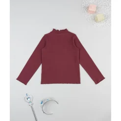 Prenatal Camiseta cuello alto niña burdeos con hada