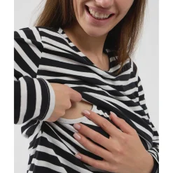 Prenatal Camiseta de lactancia con estampado de rayas blanco/azul* Moda·Camisetas|Premamá·Moda