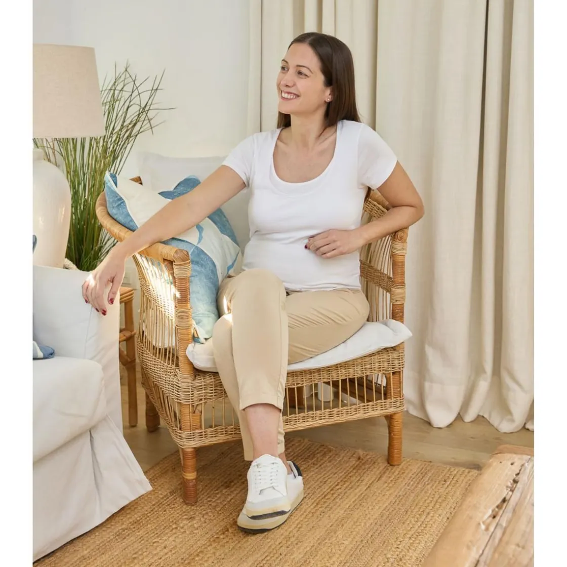 Prenatal Camiseta de lactancia en algodón Blanco* Moda·Camisetas|Premamá·Moda