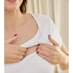 Prenatal Camiseta de lactancia en algodón Blanco* Moda·Camisetas|Premamá·Moda