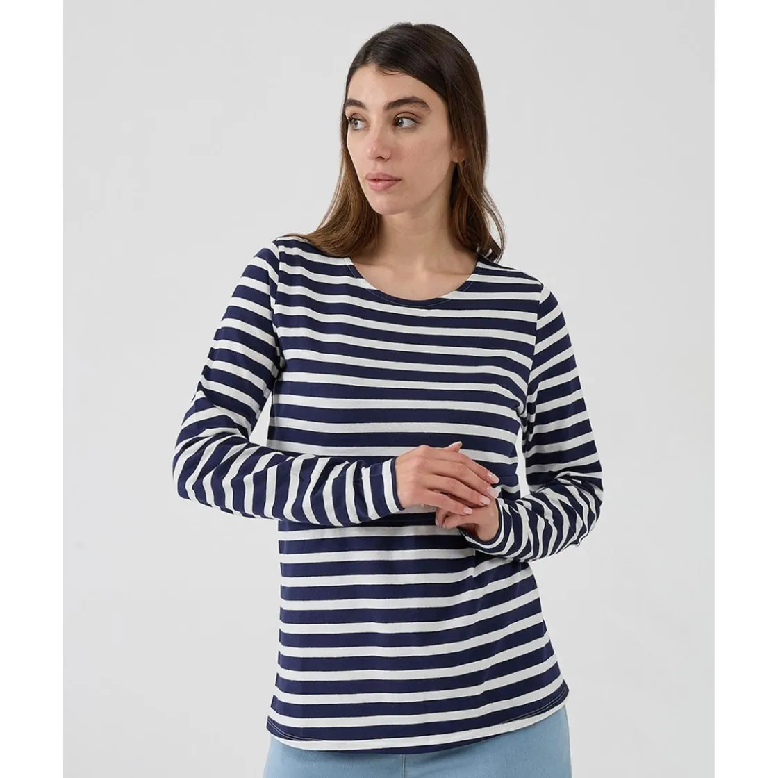 Prenatal Camiseta de lactancia estampada de rayas