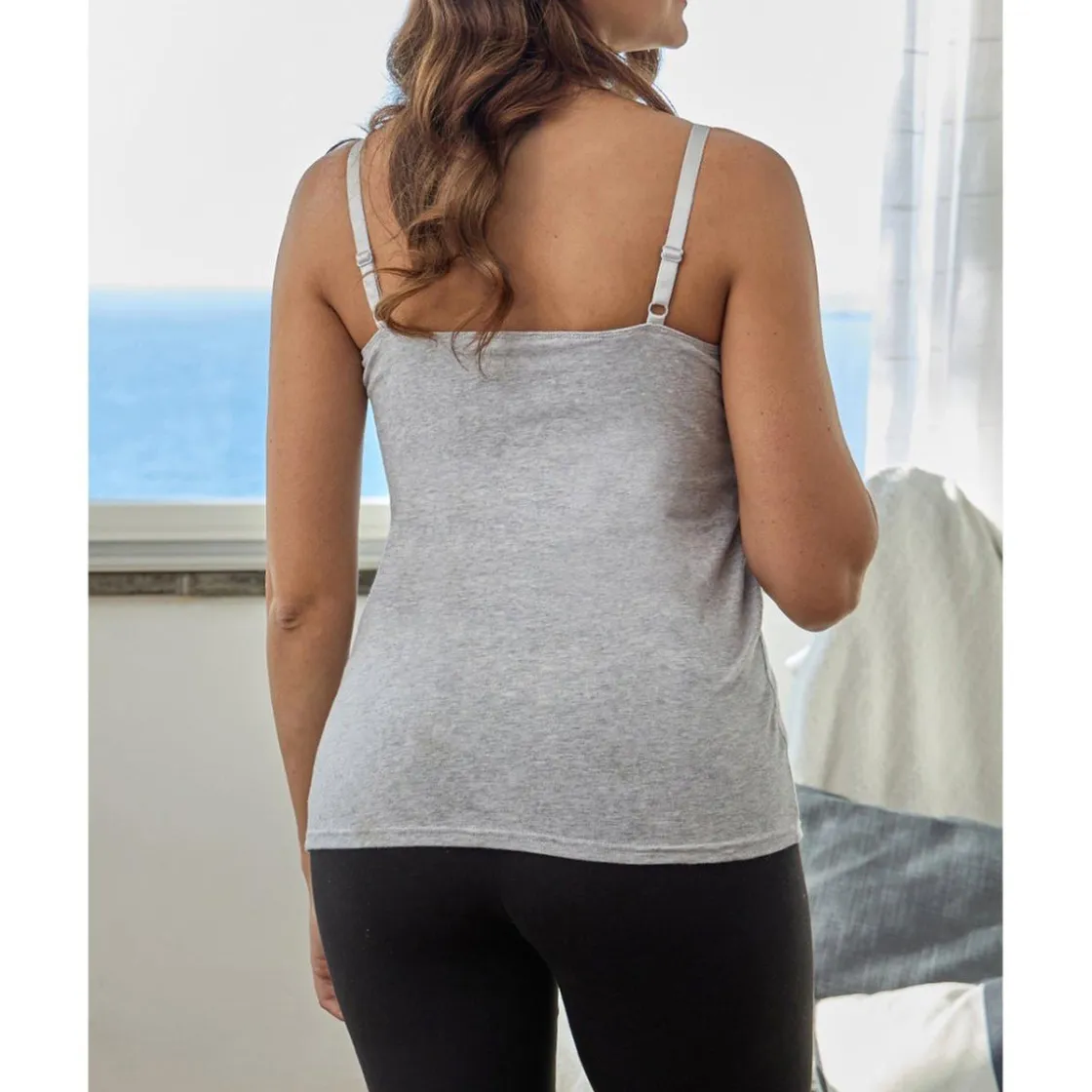 Prenatal Camiseta de lactancia gris