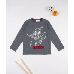 Prenatal Camiseta de manga larga para niño gris con Spiderman* Niño·Niño 2-10 Años|Niño 2-10 Años·Camisas Y Camisetas