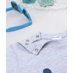 Prenatal Camiseta de pijama para niño gris con perrito