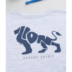 Prenatal Camiseta gris claro con estampado